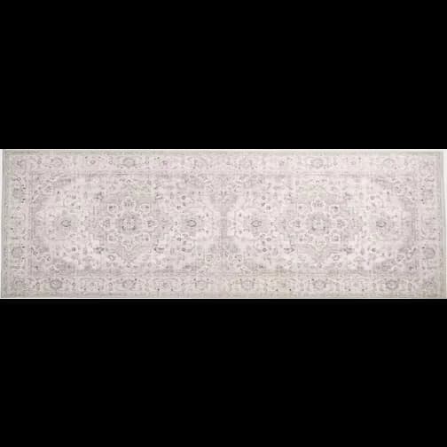 OHS Washable Vintage Printed Runner - Natural 66x200cm