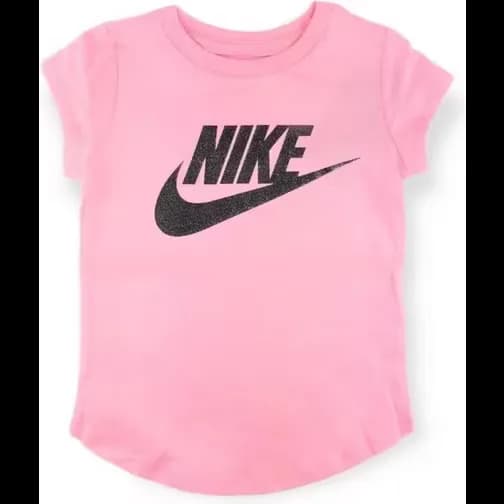 Nike Short Sleeve T-Shirt Baby Girl Futura - Pink