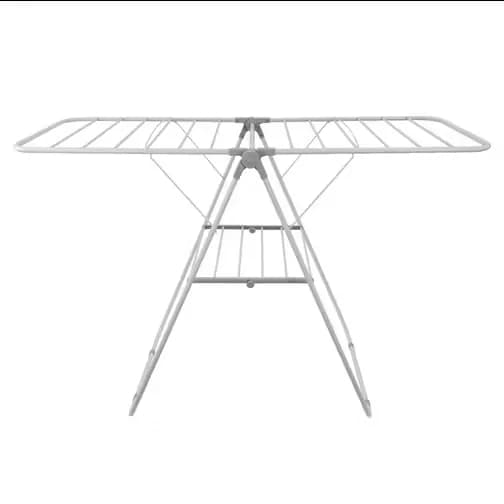 JVL Strong Winged Clothes Drying Airer 12M White