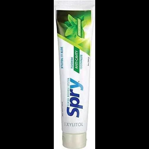 Xlear Xlear Spry Anti-Cavity Xylitol Toothpaste with Fluoride Aloe Spearmint 5