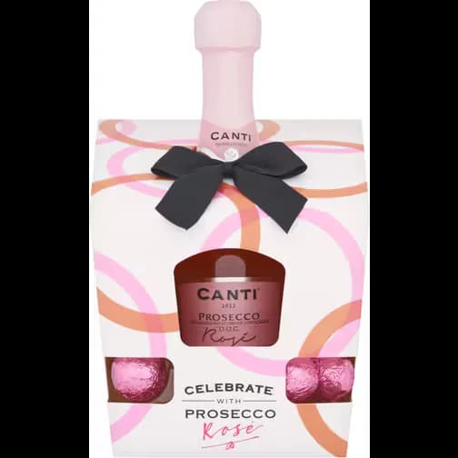Canti Prosecco Rose Milk Truffles 200Ml 38G