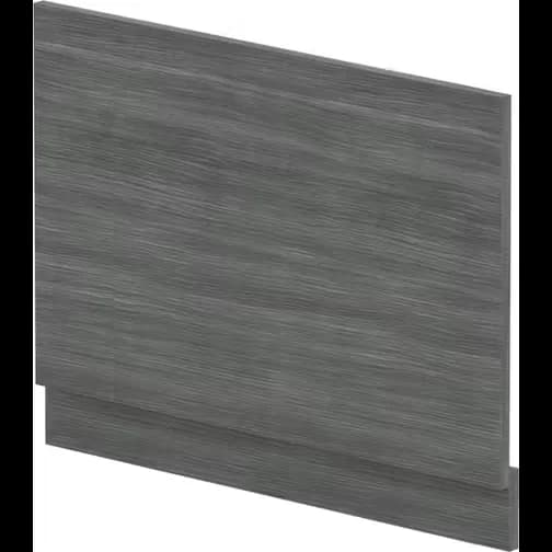 Hudson Reed Athena 750mm Bath End Panel Anthracite Woodgrain