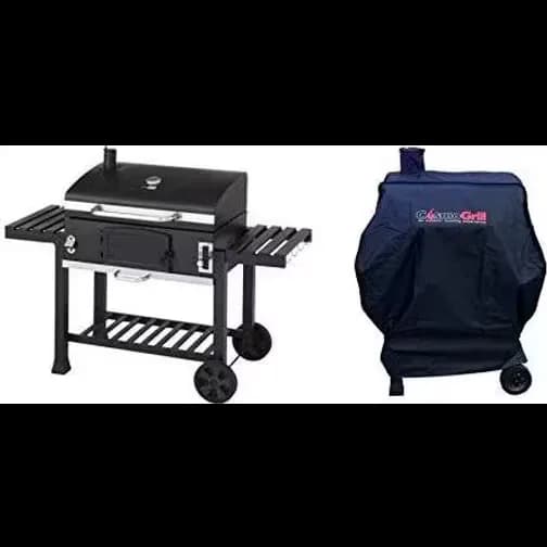 CosmoGrill XXL Charcoal Smoker BBQ Portable Garden Barbecue Cover