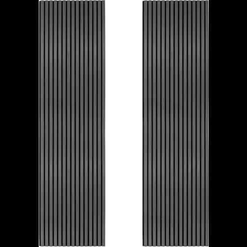 MonsterShop Unisex Acoustic Slat Wall Panels x 2 Anthracite Grey