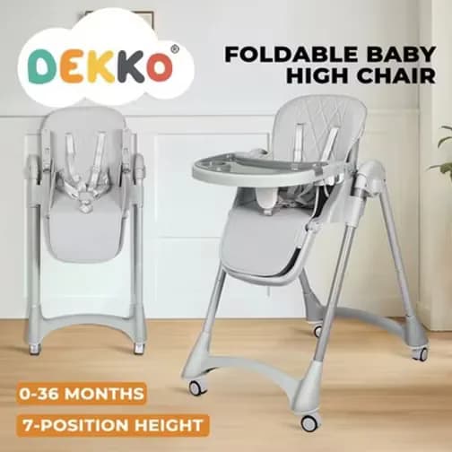 Baby High Chair 4 in 1 Foldable Feeding Table
