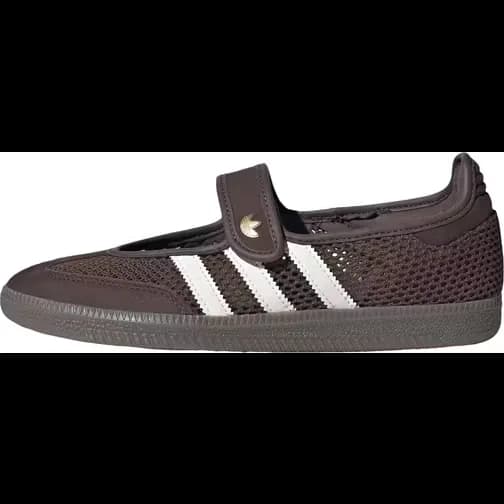 adidas Samba Jane Brown Off White Gold Metallic