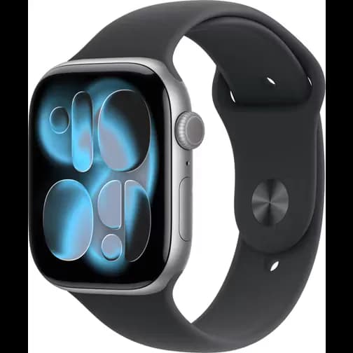 Apple Watch Series 11, Aluminium, 46mm, GPS + Cellular, Sport Band Space Grey