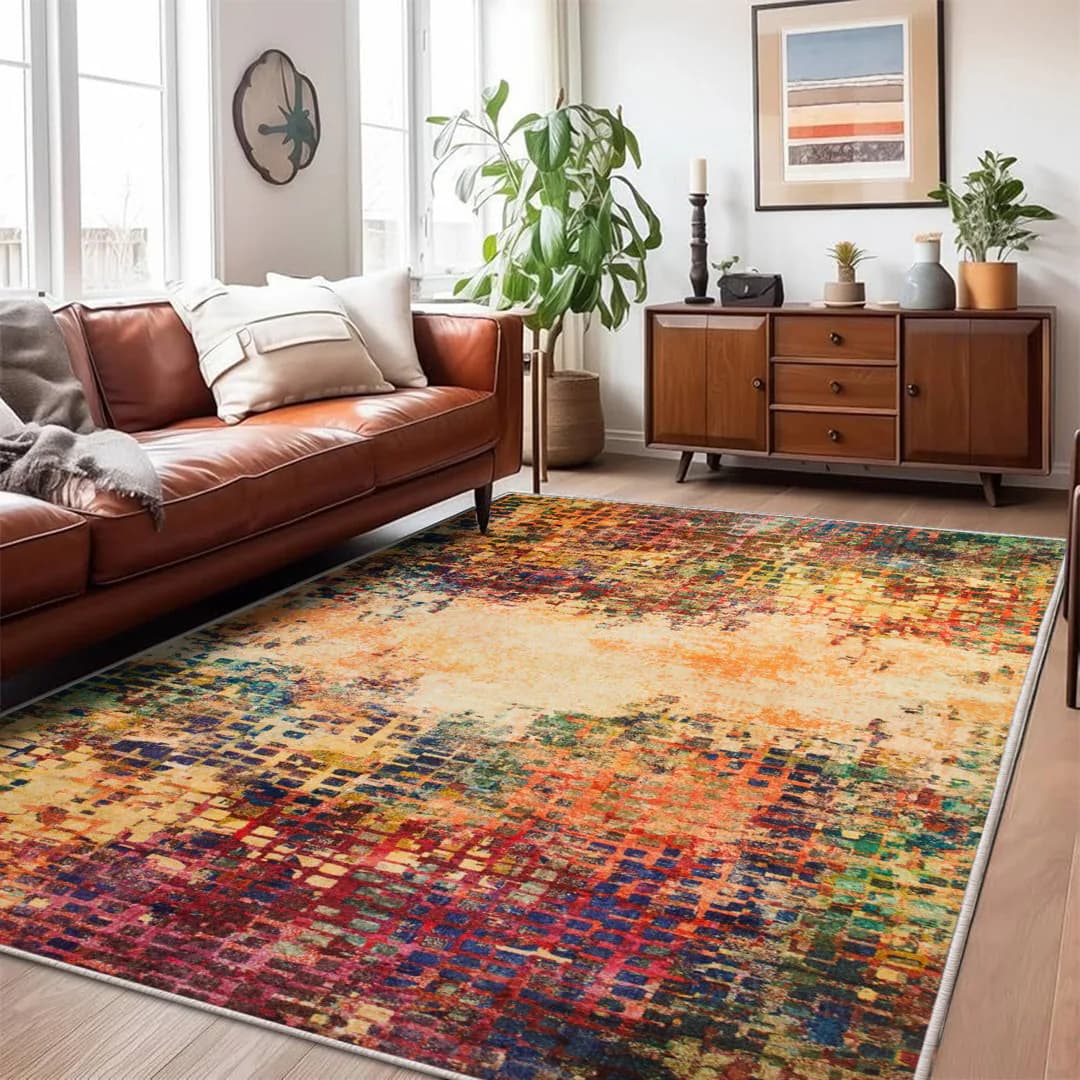 Vintage Look Shag Area Rug
