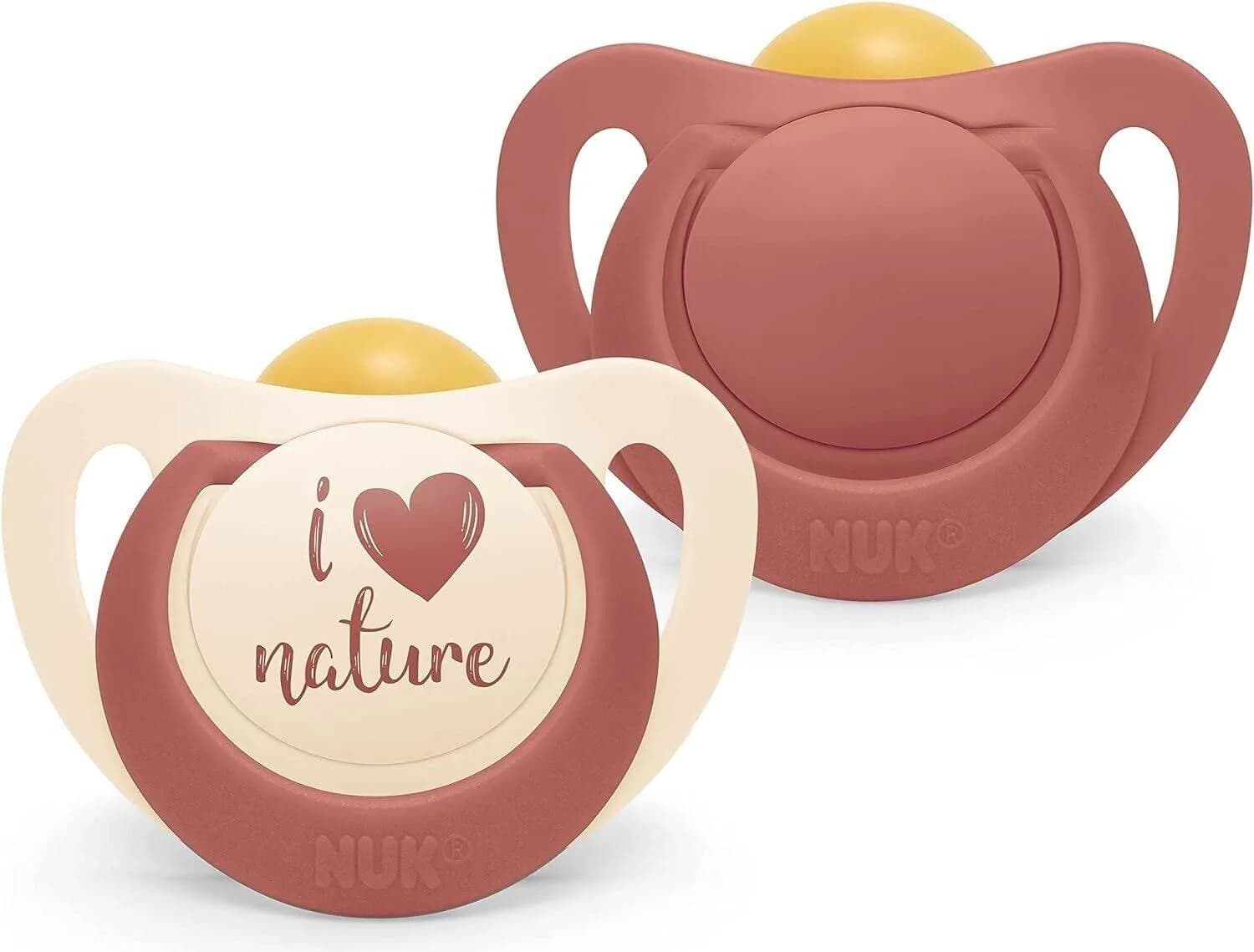 Nuk for Nature Baby Dummy 18-36 Months Sustainable Silicone Soothers 2 Count