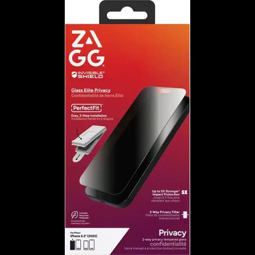 Zagg InvisibleShield Glass Elite Privacy iPhone 17