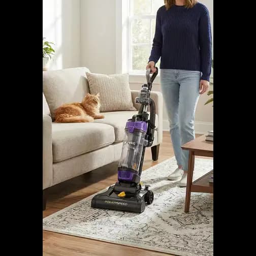 Living and Home 2.6L Bagless Upright Vacuum Cleaner Purple