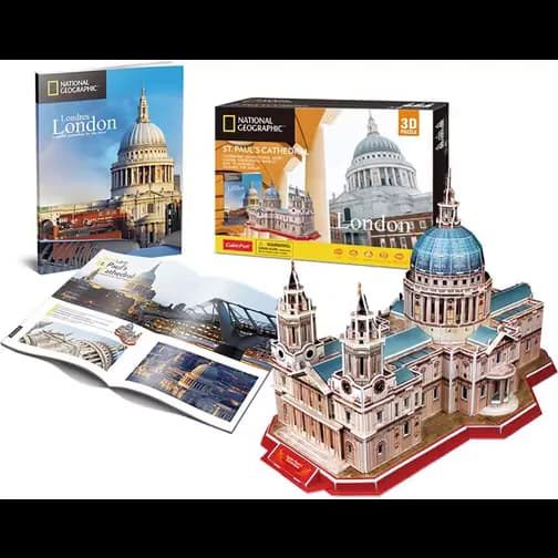 CubicFun 3D Puzzle National Geographic St Pauls Cathederal 107 Pieces