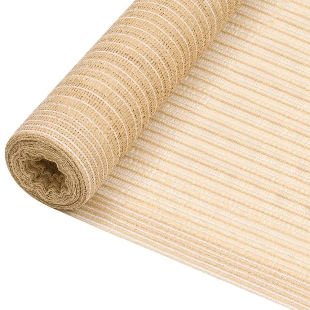 Berkfield Home Privacy Net Beige 1.5x25 m HDPE 195 g/m ²