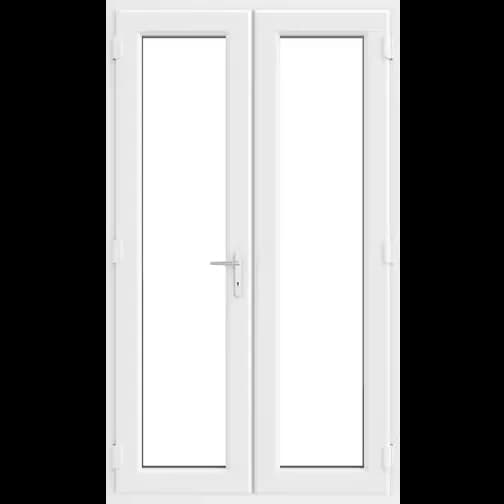 Crystal Upvc Clear French Left Hand Master 1190 2090 mm Clear Glazing Interior Door (x)