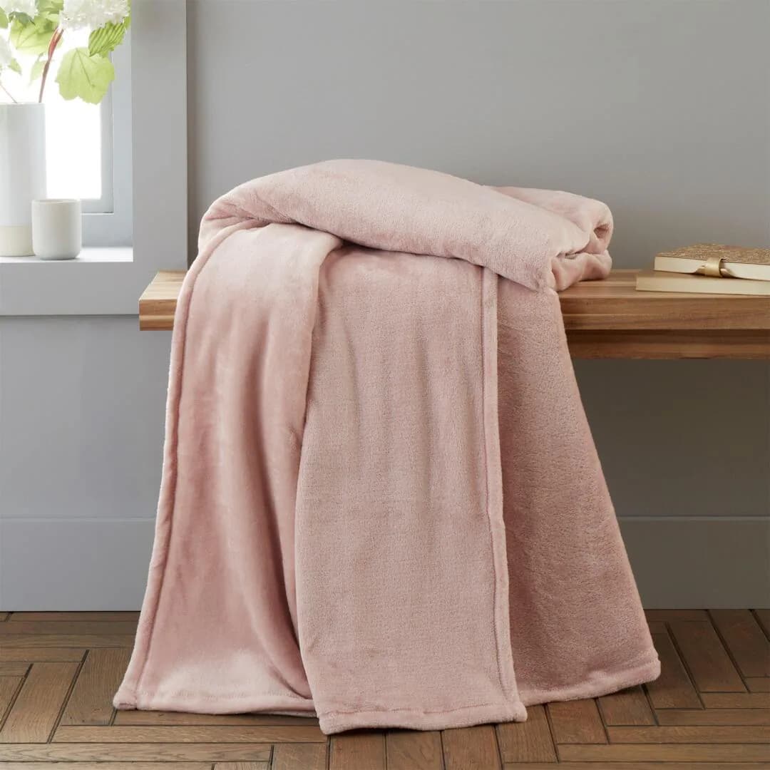Catherine Lansfield Raschel Velvet Touch Blanket Throw