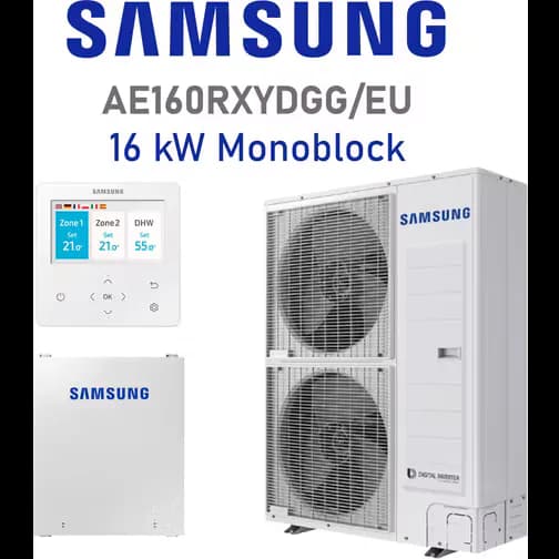 Samsung EHS Mono R32 3Phase Air-to-Water Outdoor Heat Pump