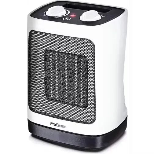 ProBreeze PB-H01-UK 2000W Mini Ceramic Fan Heater with Automatic Oscillation