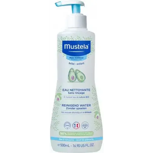 Mustela No-Rinse Baby Cleansing Water with Avocado 500ml