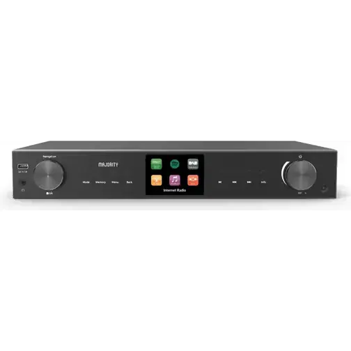 Majority Fitzwilliam Internet Radio DAB/FM Bluetooth - Black