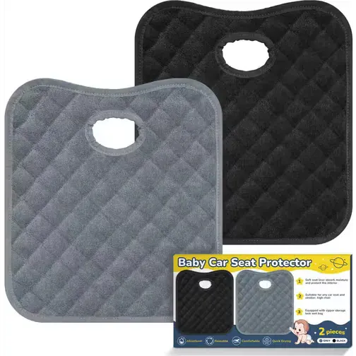 2PCS Waterproof Baby Car Seat Protectors