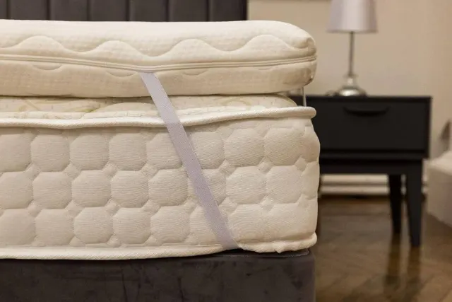 DFI Beds & Home Luxury Foam Mattress Topper 50mm in Natural - Size: Double