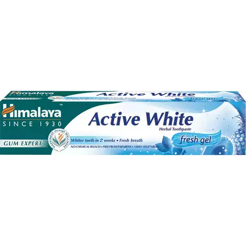 Himalaya Herbals Active White Toothpaste 75ml Tube