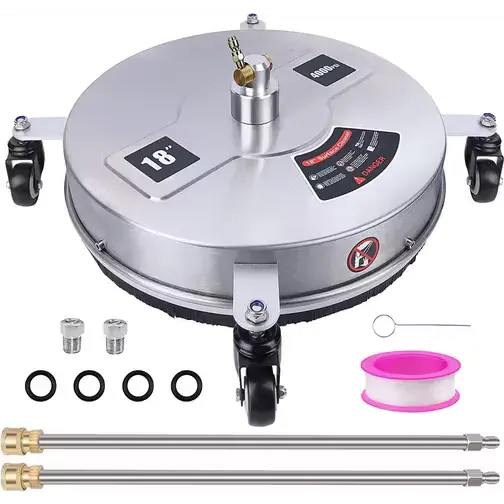 20 Pressure Washer Surface Cleaner with 4 Wheels