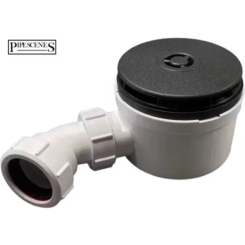 Mcalpine Black Shower Waste Drain Trap 90mm