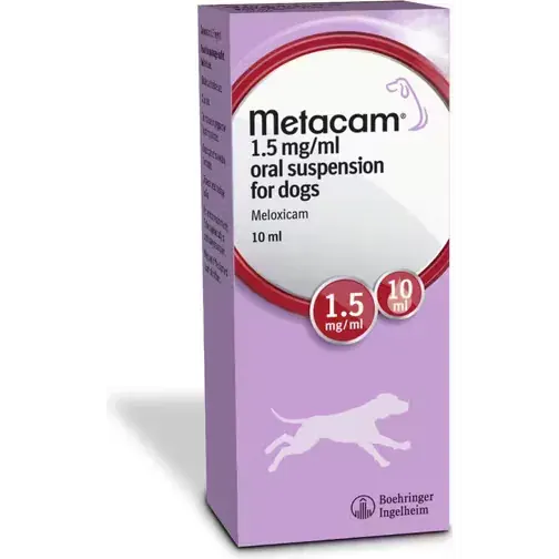 Metacam Oral Suspension for Dogs 10ml 2 Pack
