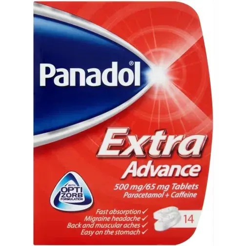 Panadol Extra Advance 500mg/65mg 14pcs Tablet