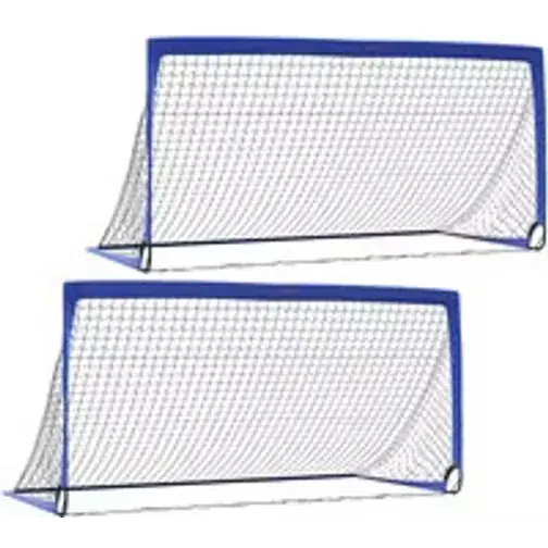 Homcom Set of Two Foldable Football Goal Net with Bag