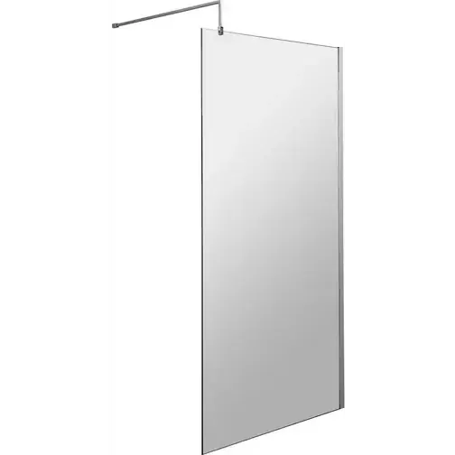 Nuie Wet Room Screen 1850mm High x 1400mm Wide