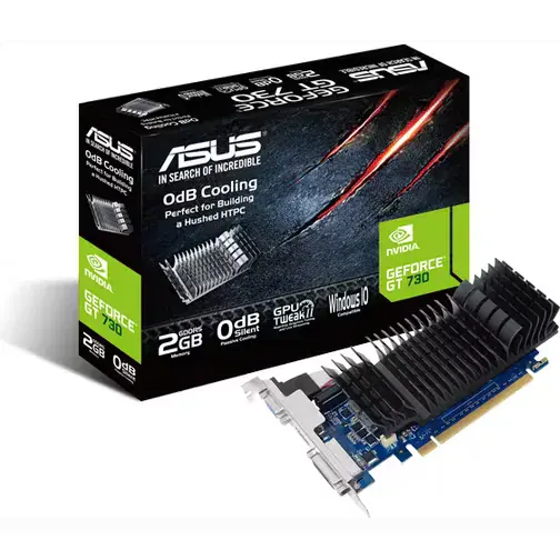 ASUS GeForce GT 730 Silent Low Profile GDDR5 HDMI VGA DVI-D 2GB